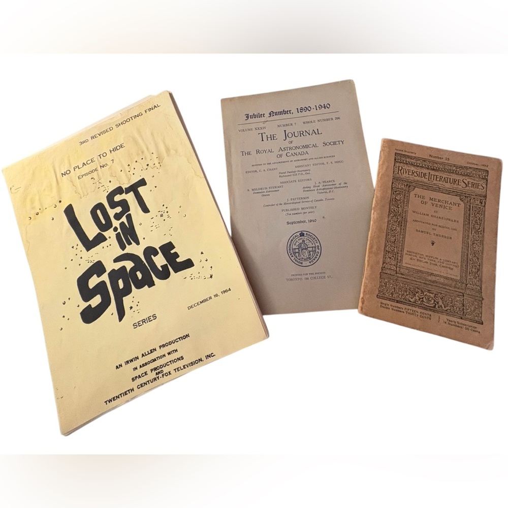 Vintage Lost in Space pilot script